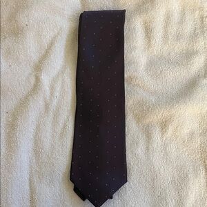 DKNY Dark Purple Polka Dot Men's Tie